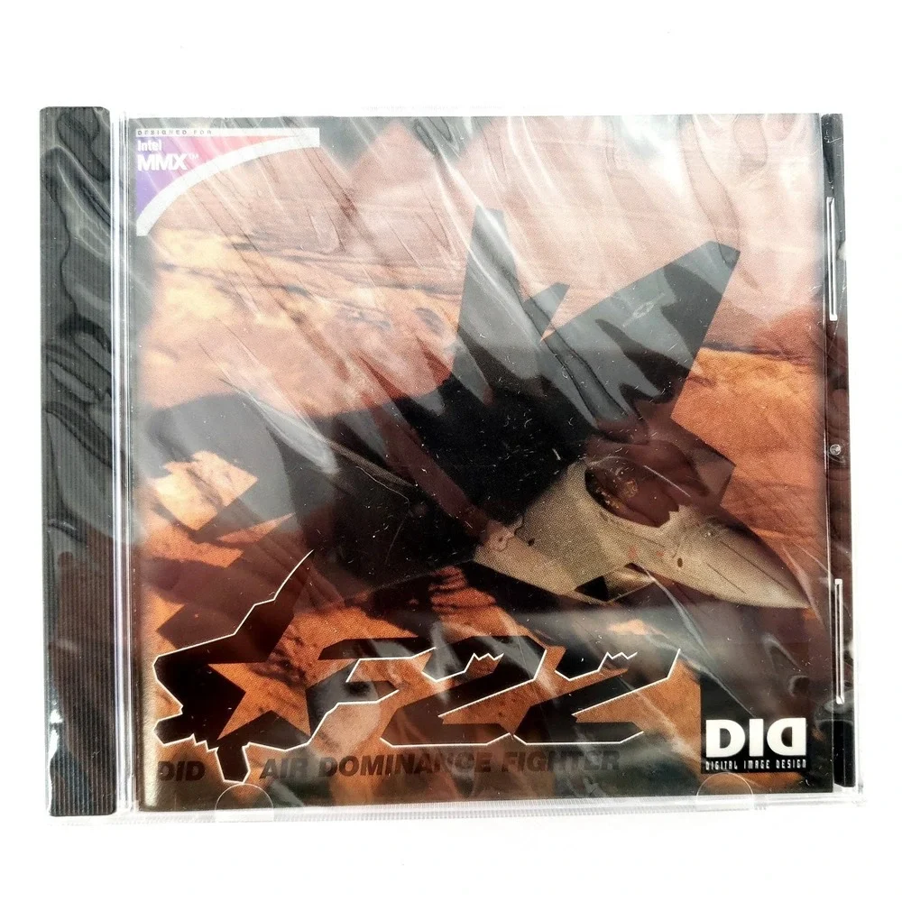 F-22 DID Air Dominance Fighter (PC, 1997) CD-Rom Brand New Sealed In Jewel Case